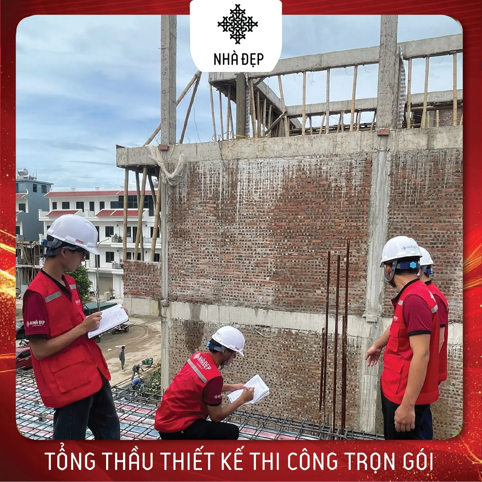 Hoạt động thi công của Nhà Đẹp Arc