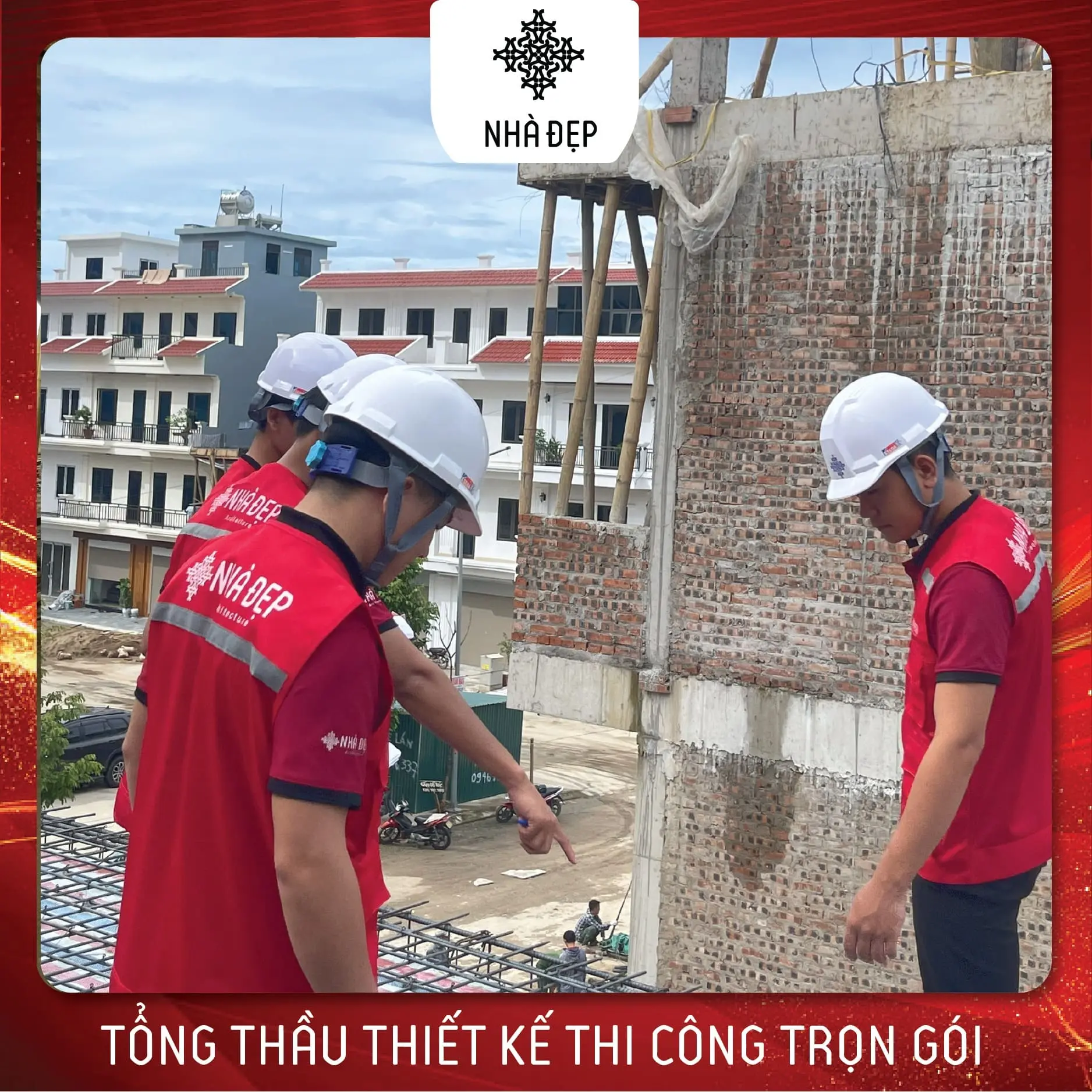 Hoạt động thi công của Nhà Đẹp Arc